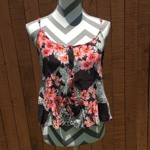 NWT MINKPINK Lacey Gardener Cami